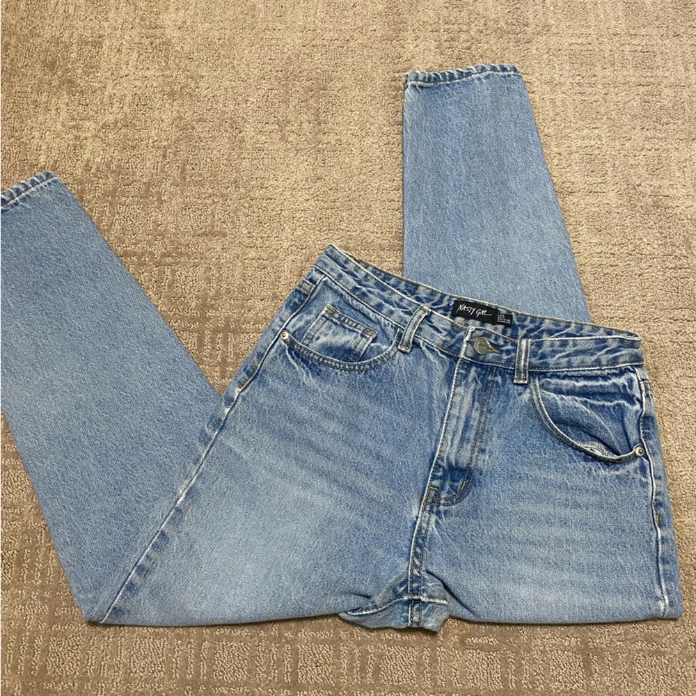 {Nasty Gal } High Rise Ankle Length Jeans ~ Size 4